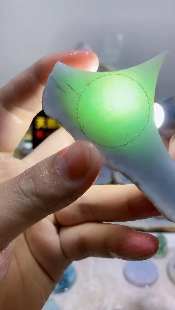 颈饰未镶嵌翡翠0蒙0翡翠珠宝637