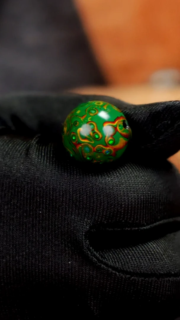 疯子大漆绿金满欧15mm