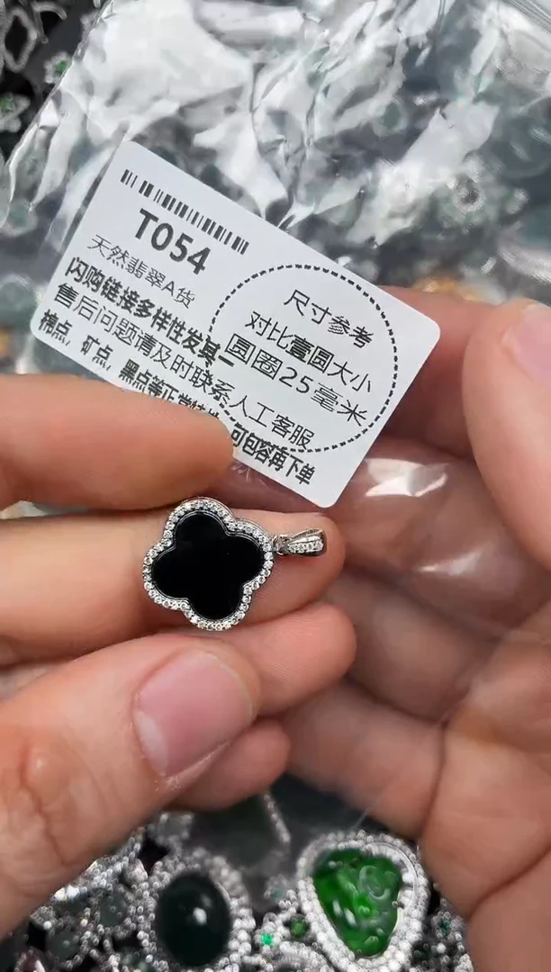 颈饰未镶嵌翡翠T054吊坠