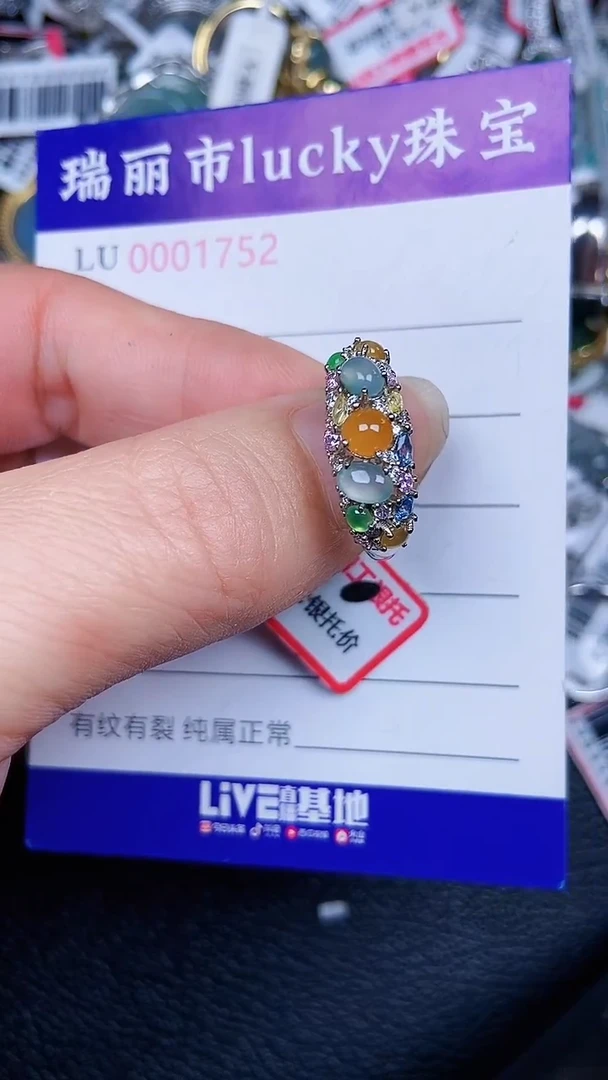 颈饰银S925镶嵌翡翠1752