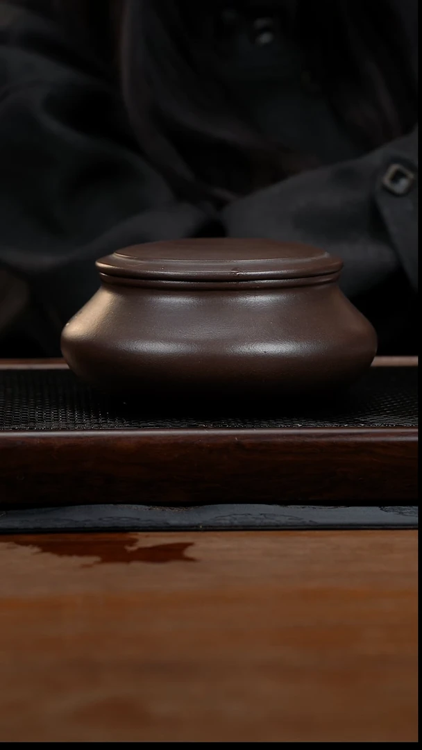 茶壶紫砂逸*黄龙山原矿紫泥醒茶罐4