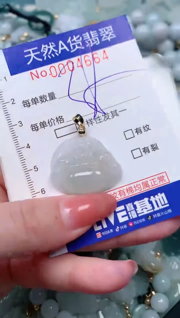 【闪购商品】翡翠颈饰未镶嵌00004664