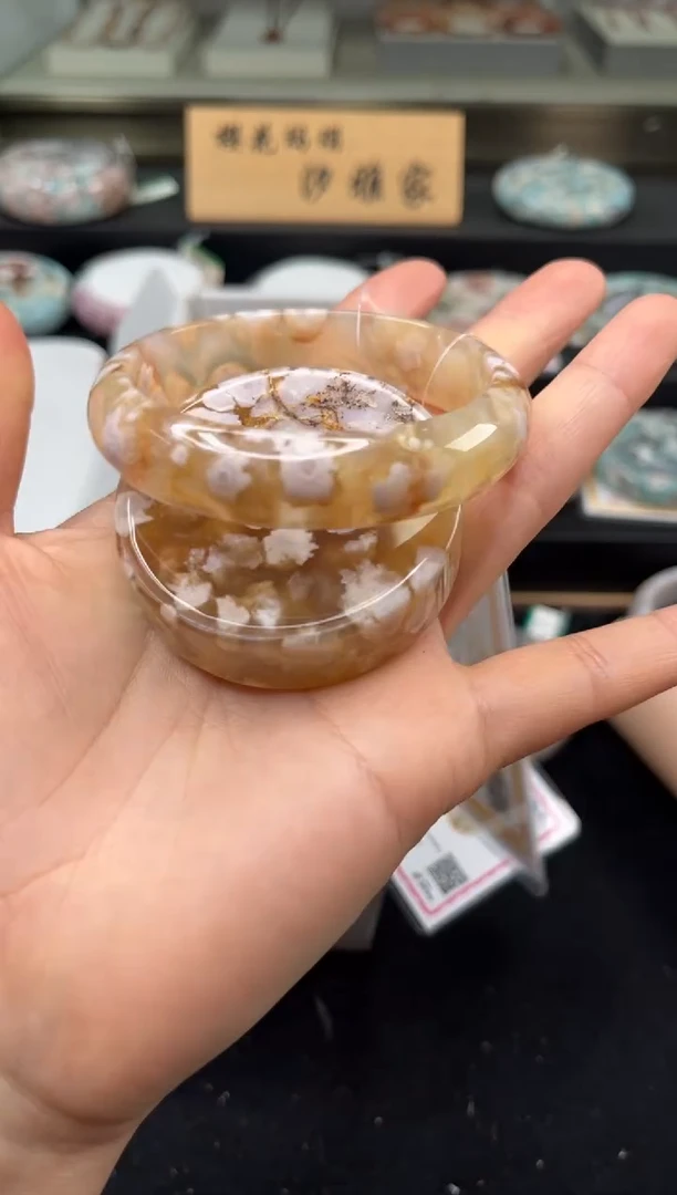 未镶嵌手镯石英质玉55圈口（赠品镯心）6321710