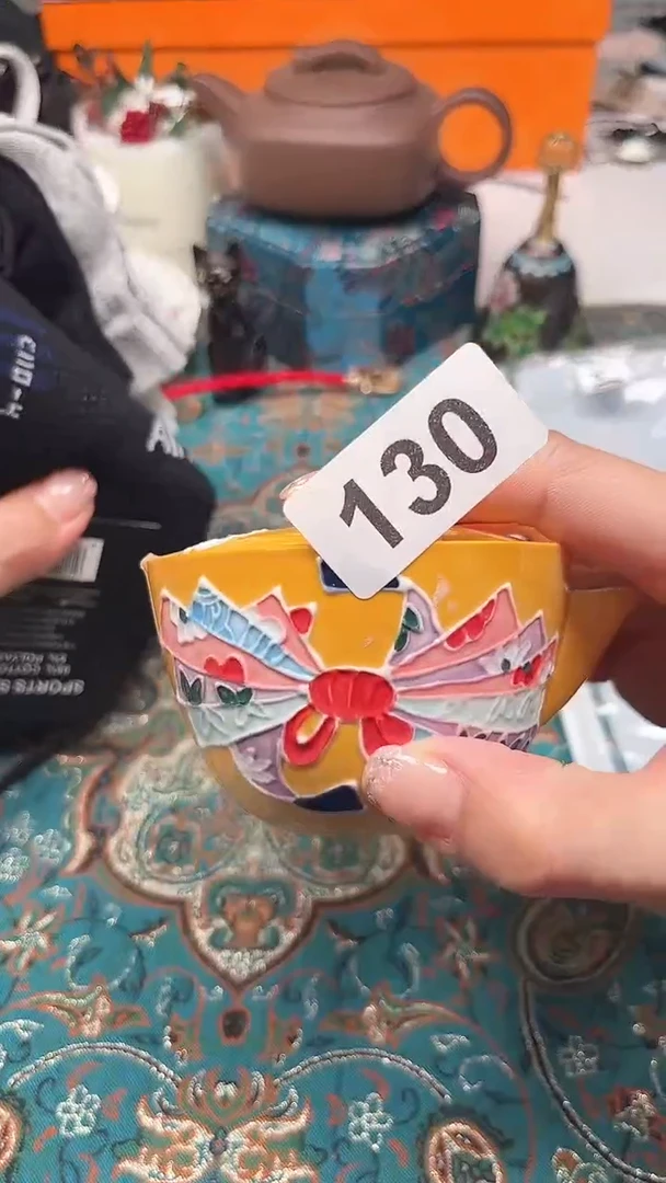 瓷片瓷片柴窑烧制半手工多人