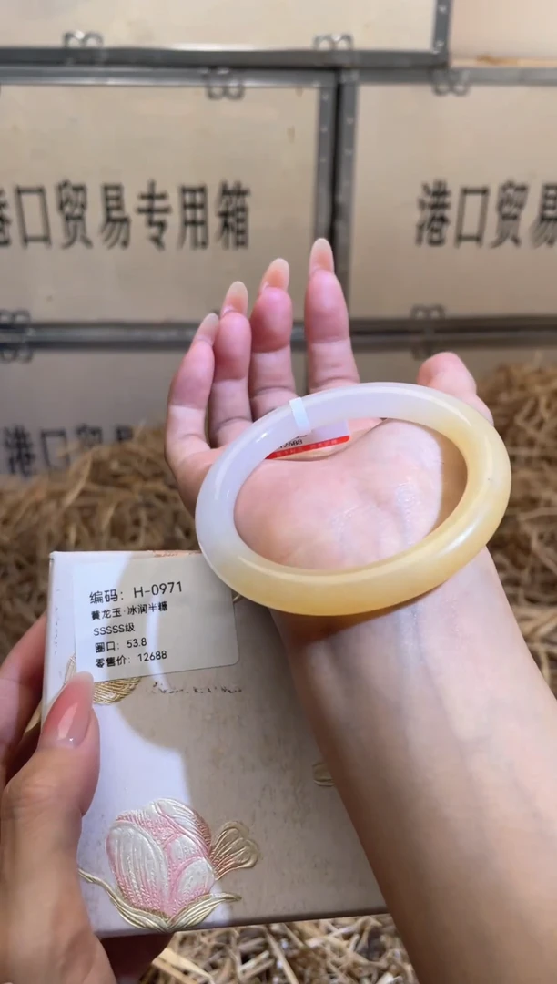 未镶嵌手镯石英质玉H0971