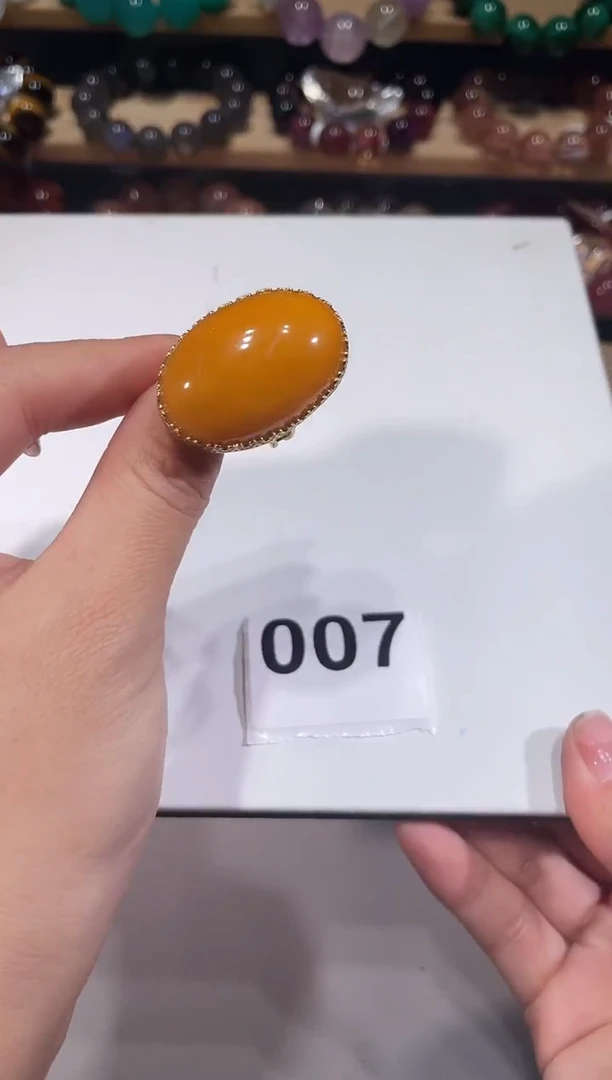 手链蜜蜡未镶嵌A007蜜蜡鸽子蛋戒指