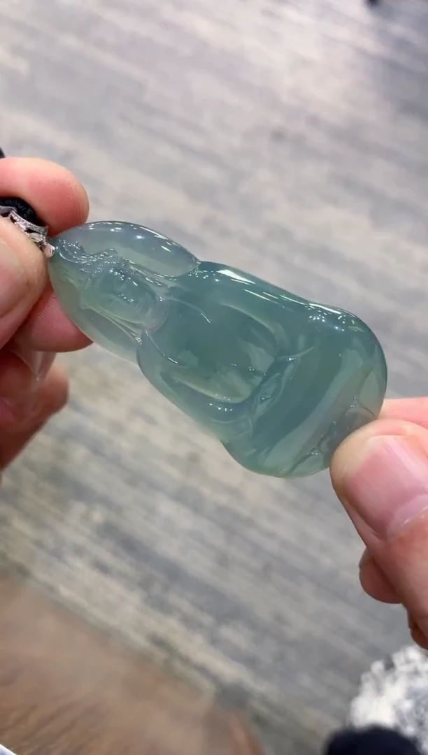 颈饰未镶嵌翡翠天然A货翡翠