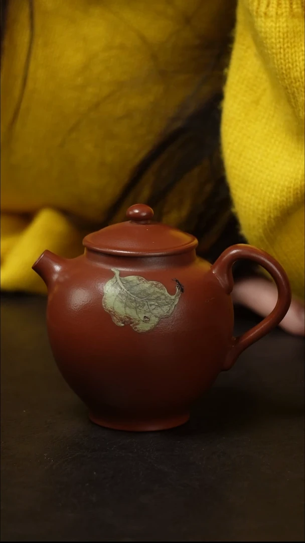 茶壶紫砂朱泥大红袍紫砂壶