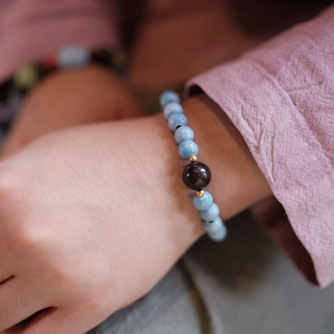 【朴意凡器】五方灵·健康纳福珠（五台山006）