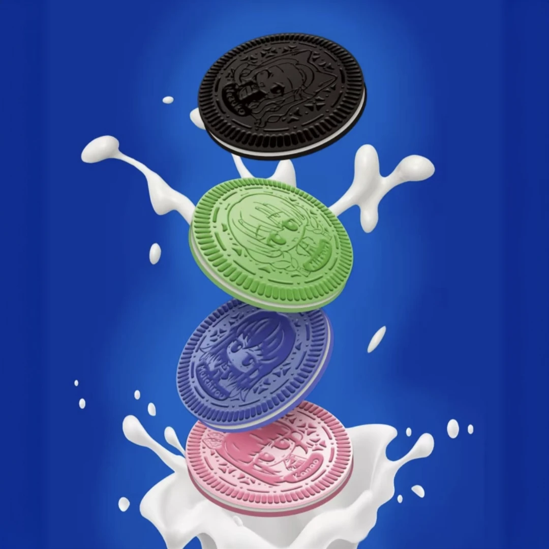 【全强娶转盘/】奥利奥【鬼灭之刃】吧唧冰箱贴 限定收藏盲盒