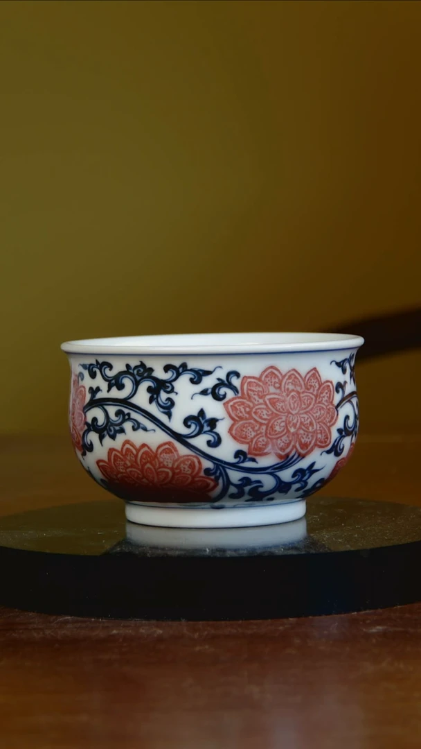 杯手工手绘杯杯很美丽