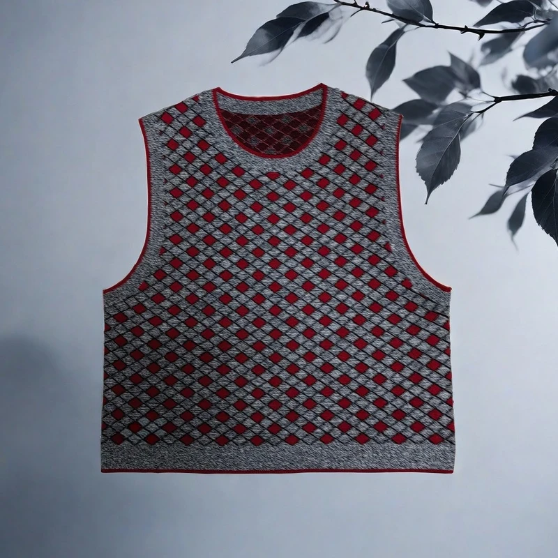 璇致物深圳工厂店菱形背心