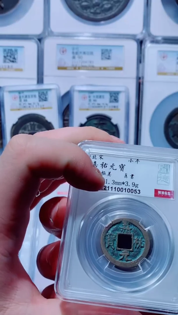 【闪购商品】铜古钱币嘉佑元宝85分