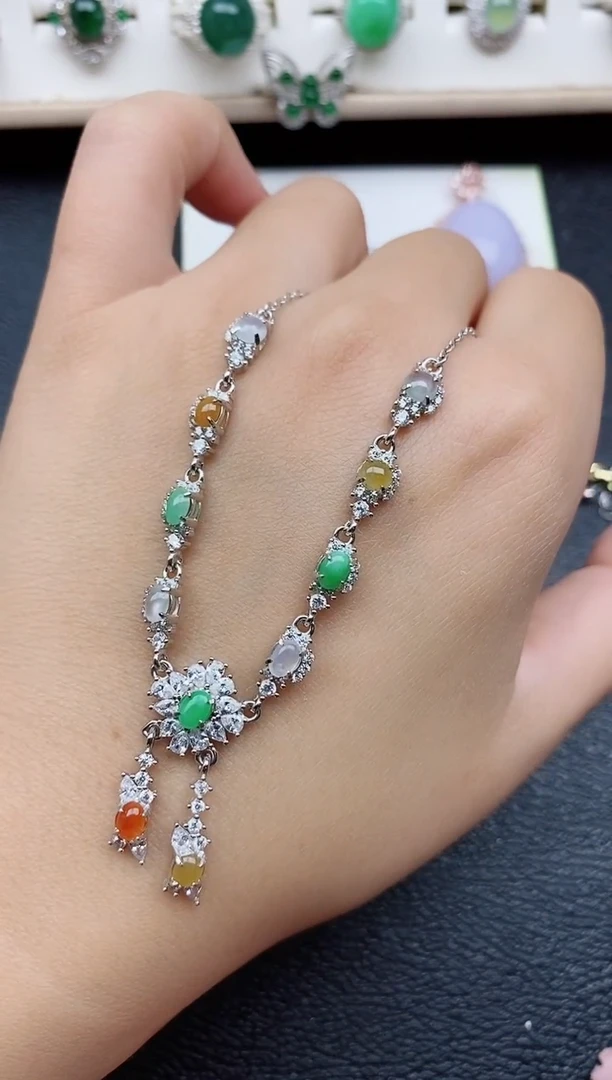 【闪购商品】翡翠戒指银S925镶嵌111111