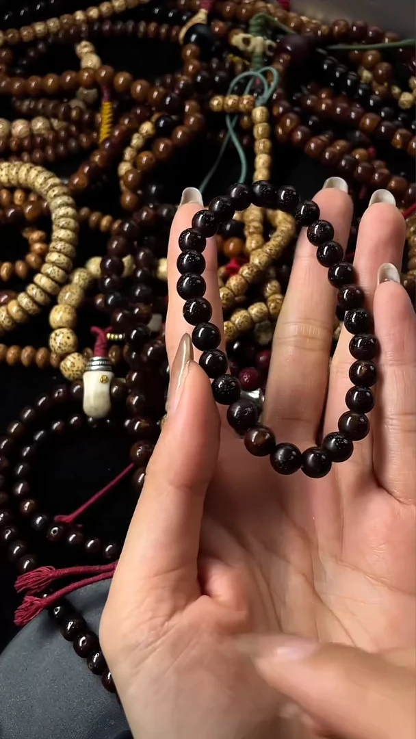 星月菩提手串精工级赤金圆珠8手串