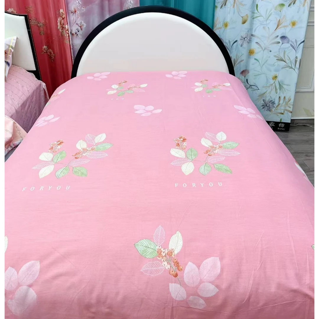 【粉面含春】2*2.5米大床单加厚加密面料柔软舒适密实贴身透气