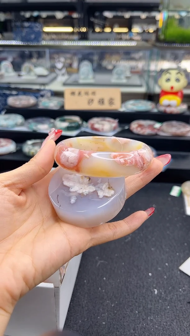 未镶嵌手镯石英质玉61圈口（赠品镯心）663020