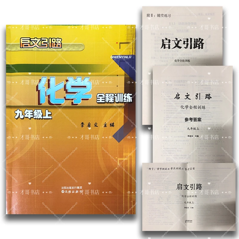 启文引路化学全程训练九年级上册沪教版教材同步练习册2025新版