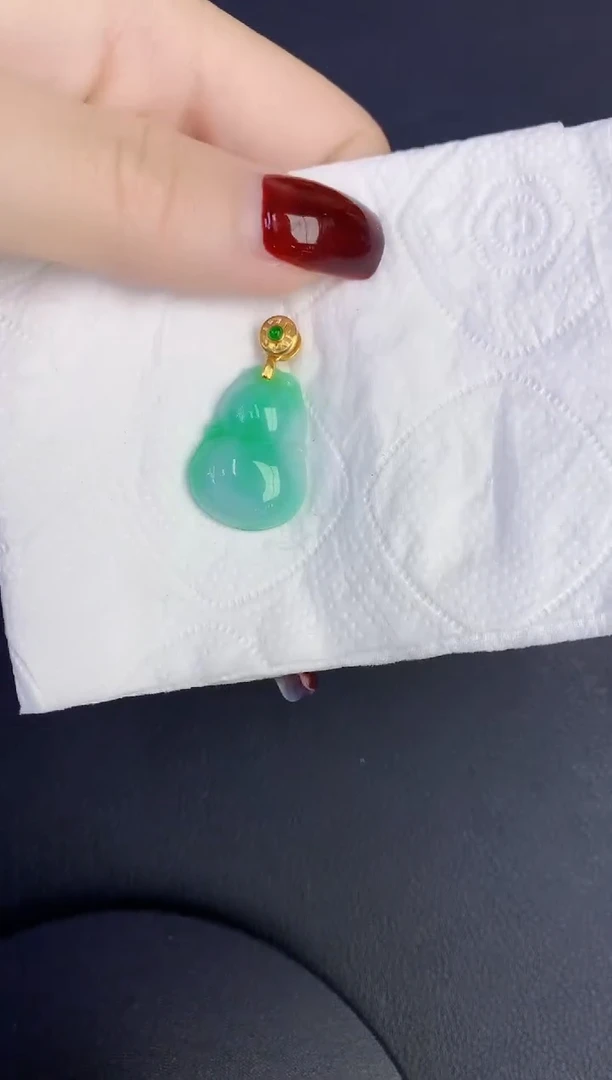 颈饰未镶嵌翡翠缅甸天然翡翠A货