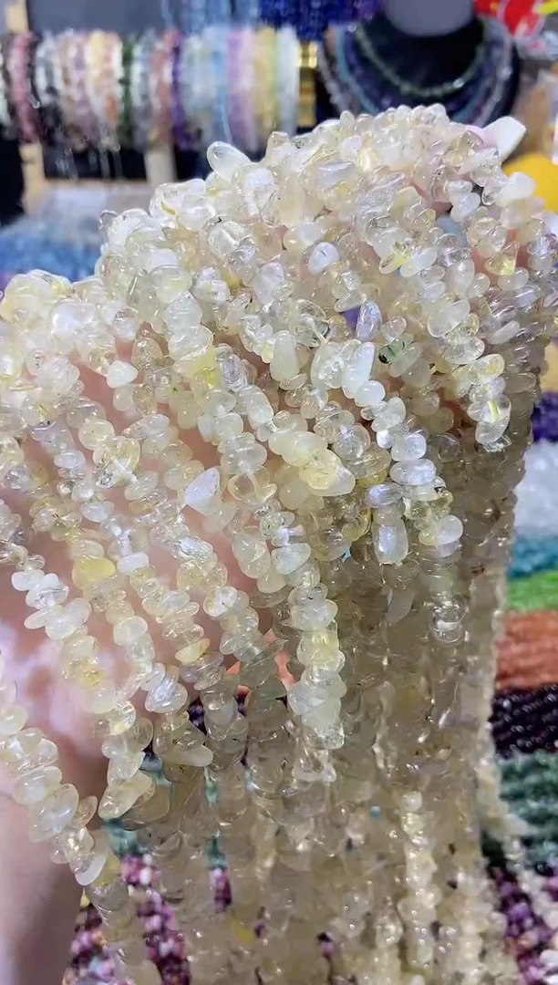 未镶嵌珠宝半成品水晶金发晶