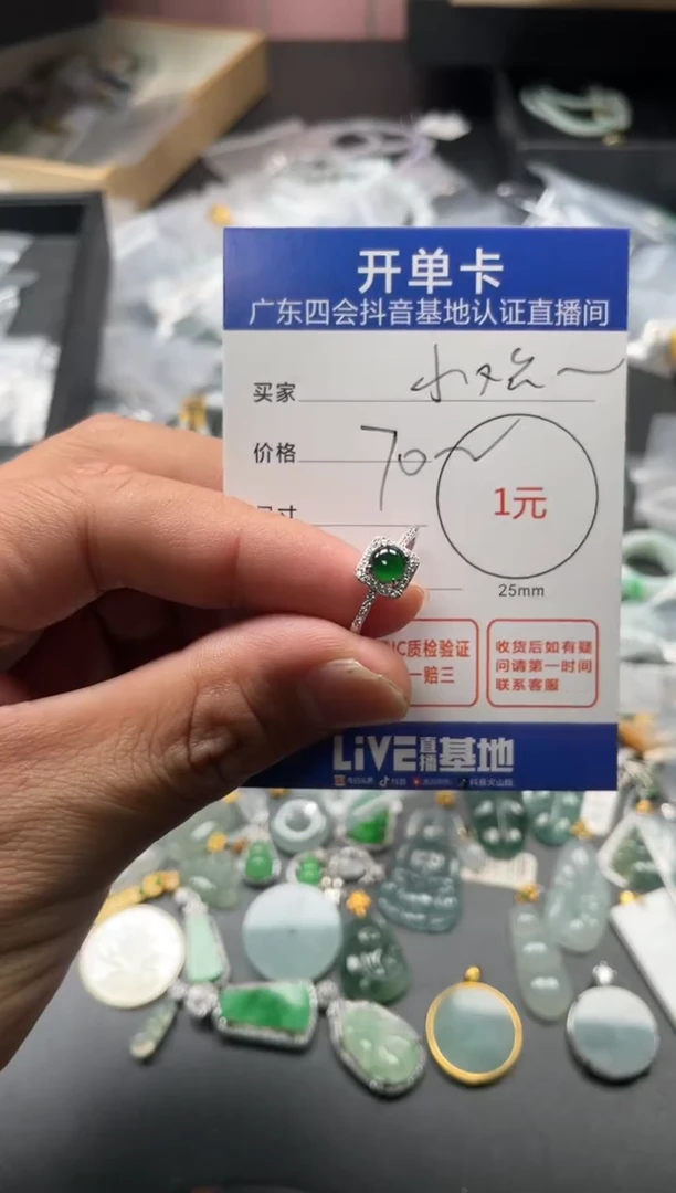 颈饰未镶嵌翡翠忙****?挂件