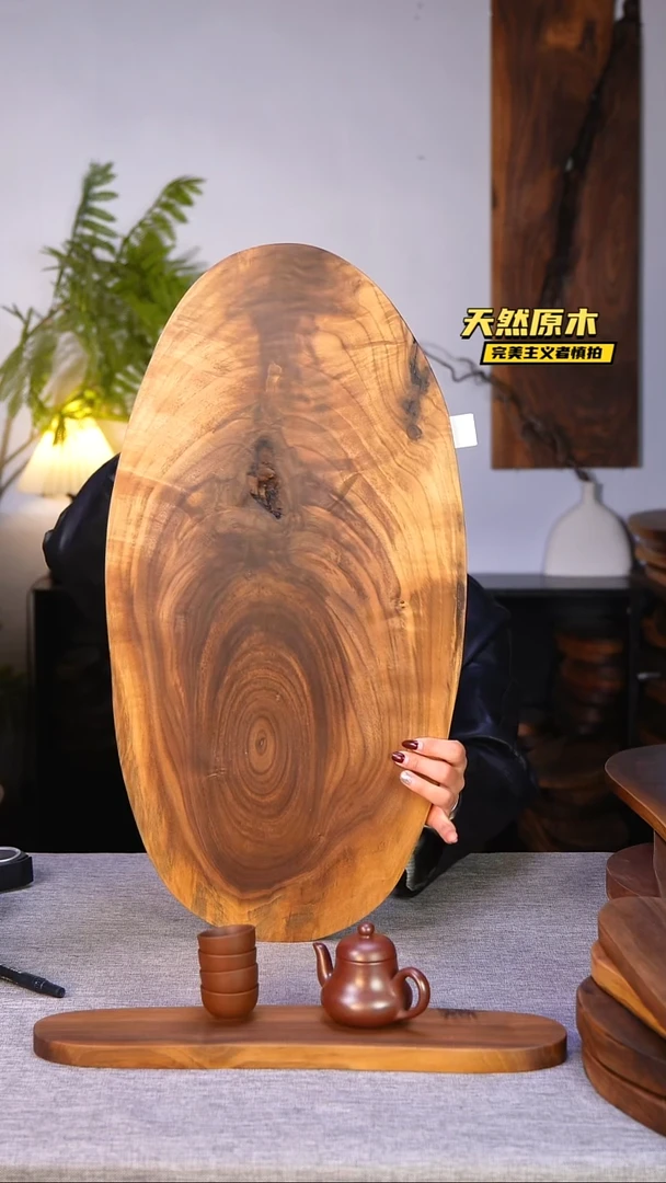 木北美黑胡桃原木.干裂疤结不属于商品质量问题完美主义者慎拍