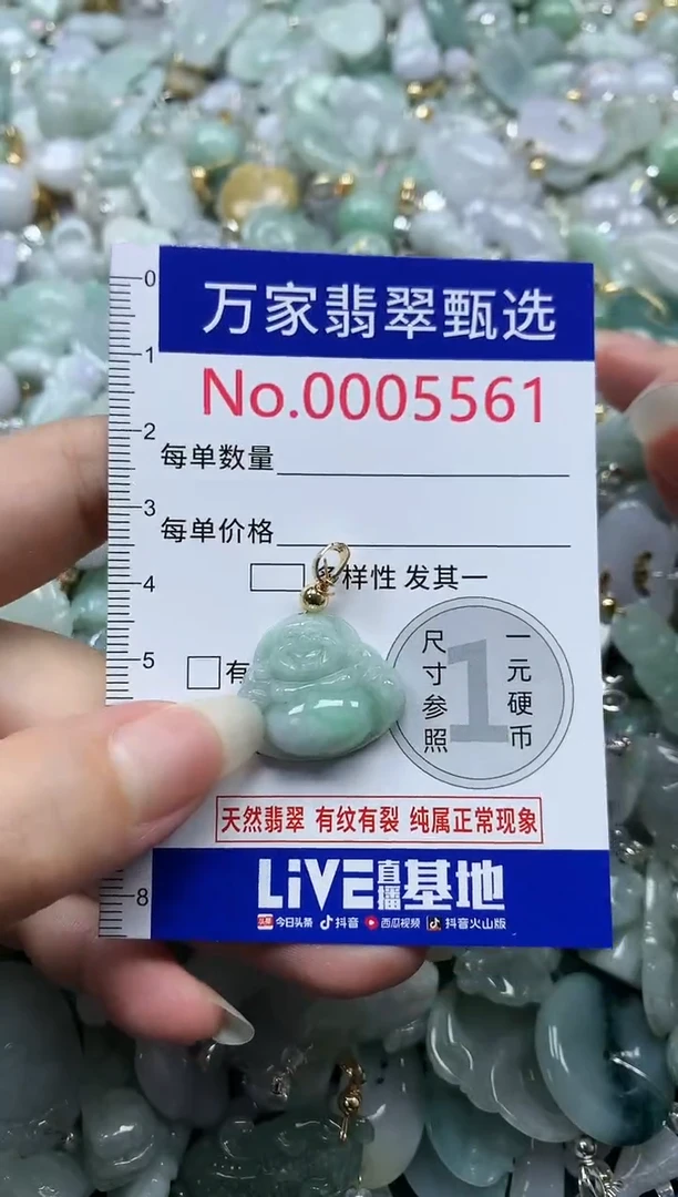 吊坠(不含链)未镶嵌翡翠5561