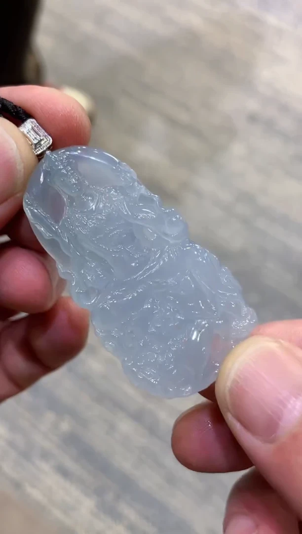 颈饰未镶嵌翡翠天然A货翡翠