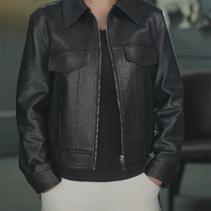 雪豹新款93826绵羊皮女士休闲外套