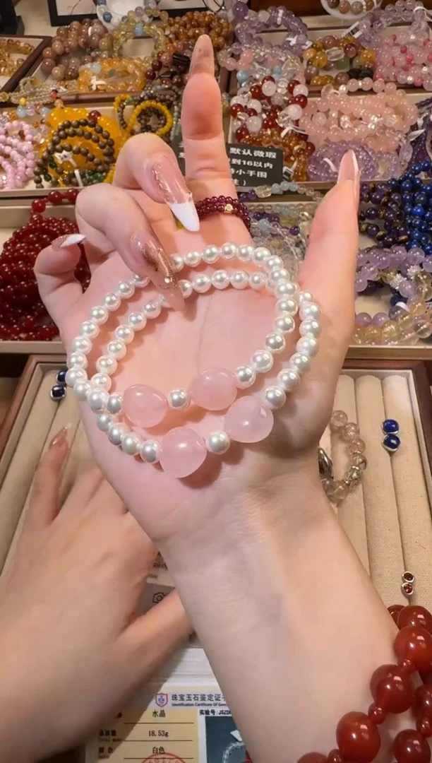 未镶嵌手绳拼合珍珠（马贝珠）珍珠粉水