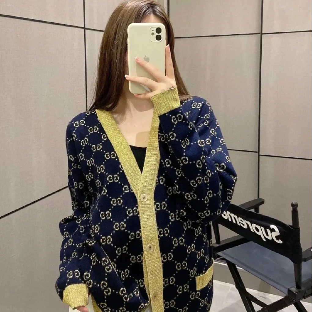 99新 GUCCI/古驰 针织开衫外套 /M码/Xsp32972