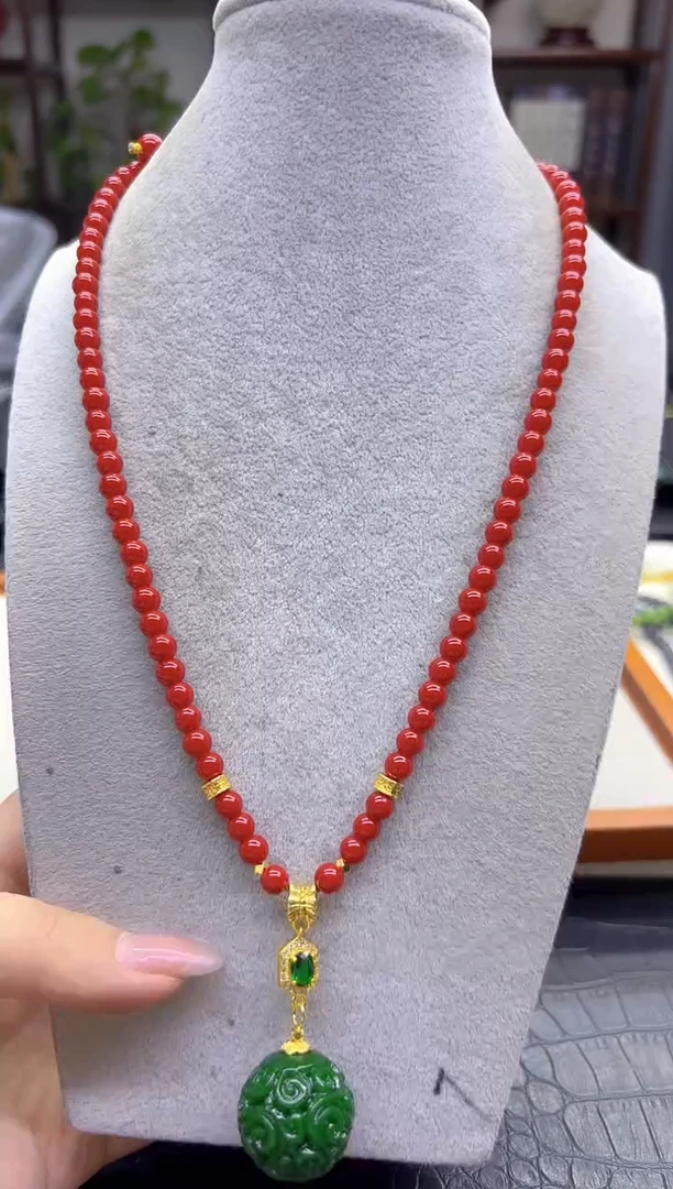 颈饰未镶嵌翡翠DIY款M890