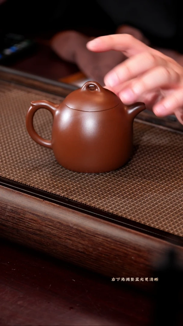 【闪购商品】紫砂茶壶0520010762 秦权 紫泥 200