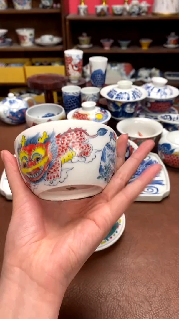 【闪购商品】醒狮缸杯（微瑕）景德镇昨明陶瓷