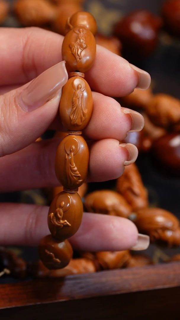 【闪购商品】橄榄核吊坠苏工橄榄核