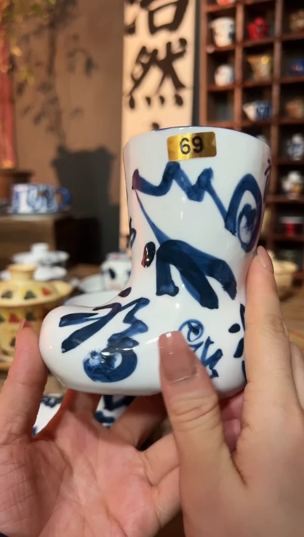 【闪购商品】观云听雨原创手绘茶具