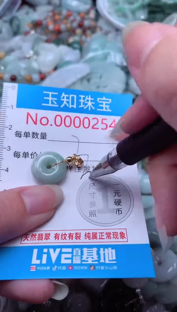 翡翠未镶嵌吊坠(不含链)254