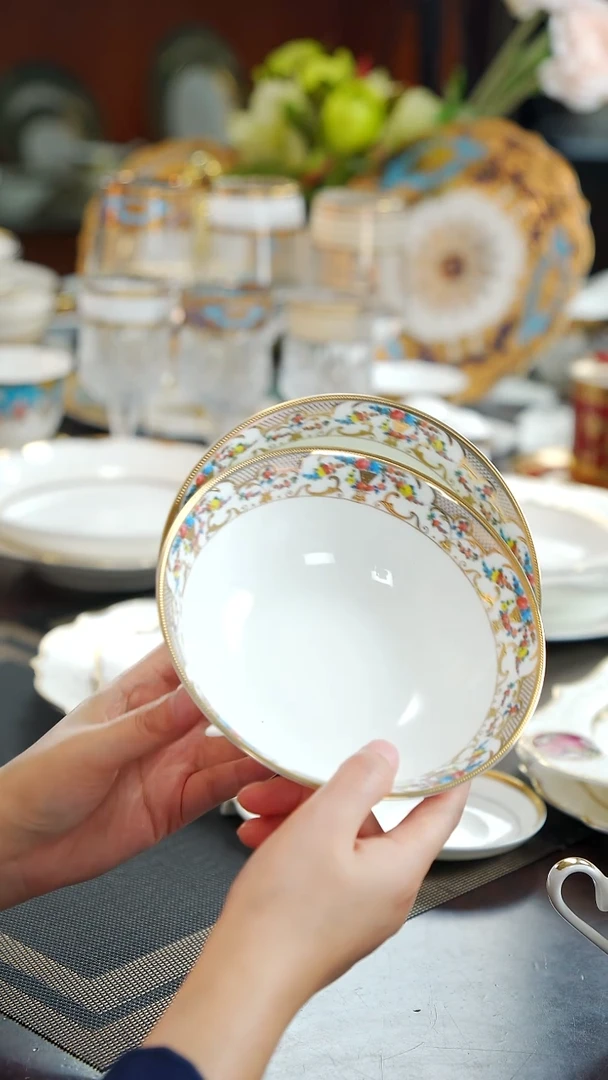 瓷片6英寸水果碗 2个   福利款