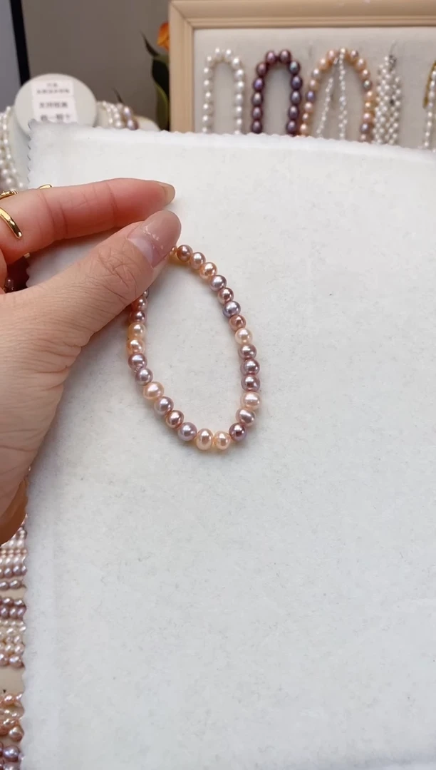 【闪购商品】淡水珍珠项链未镶嵌糖果手串 瑕疵清货 不带白珠