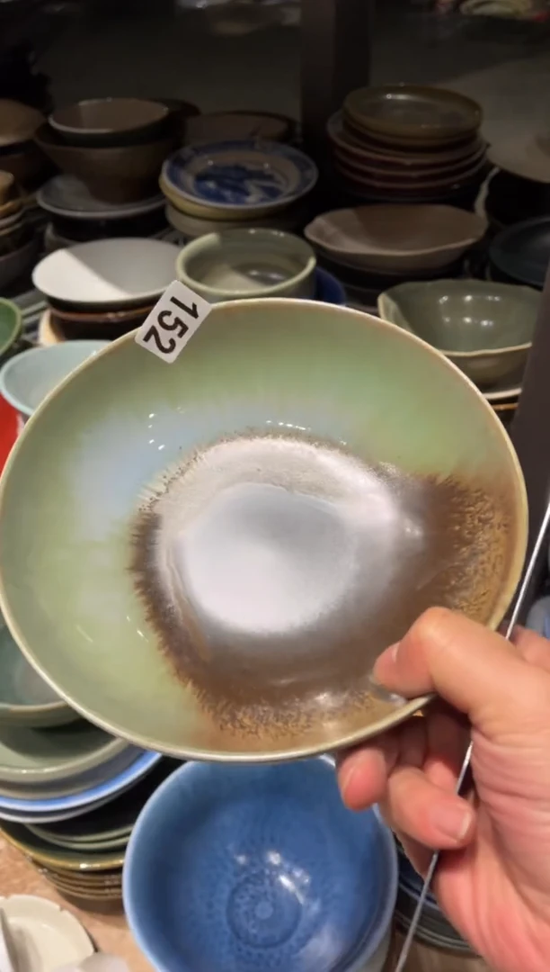 【闪购商品】瓷片152  远山平底菜盘1个