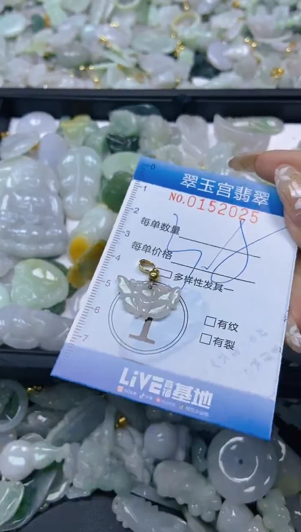 翡翠未镶嵌颈饰闪购0152025