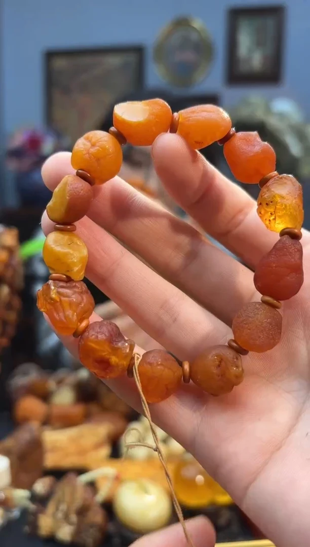 手串琥珀未镶嵌手串