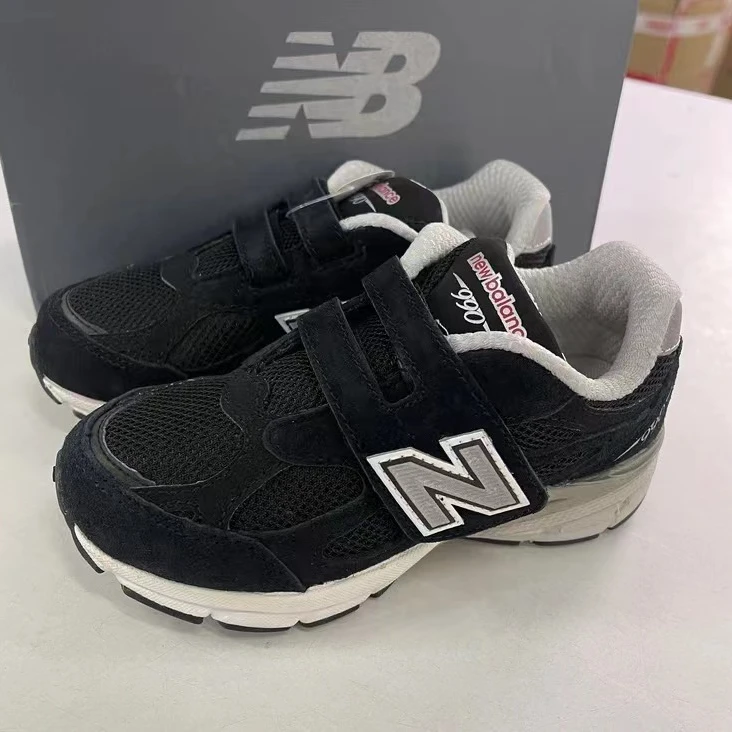 清仓 NEW BALANCE NB 990系列黑色潮流儿童运动鞋 PV990BS3
