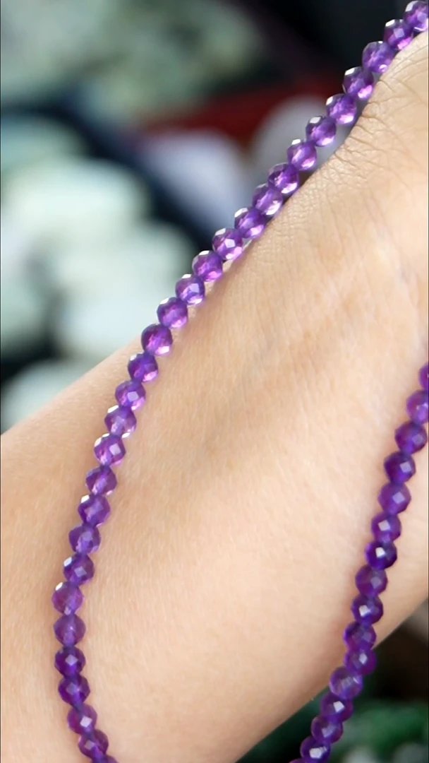 颈饰未镶嵌紫晶001