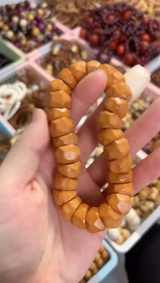 菩提根/象牙果手串猴头无相大肠手串 15mm 全品
