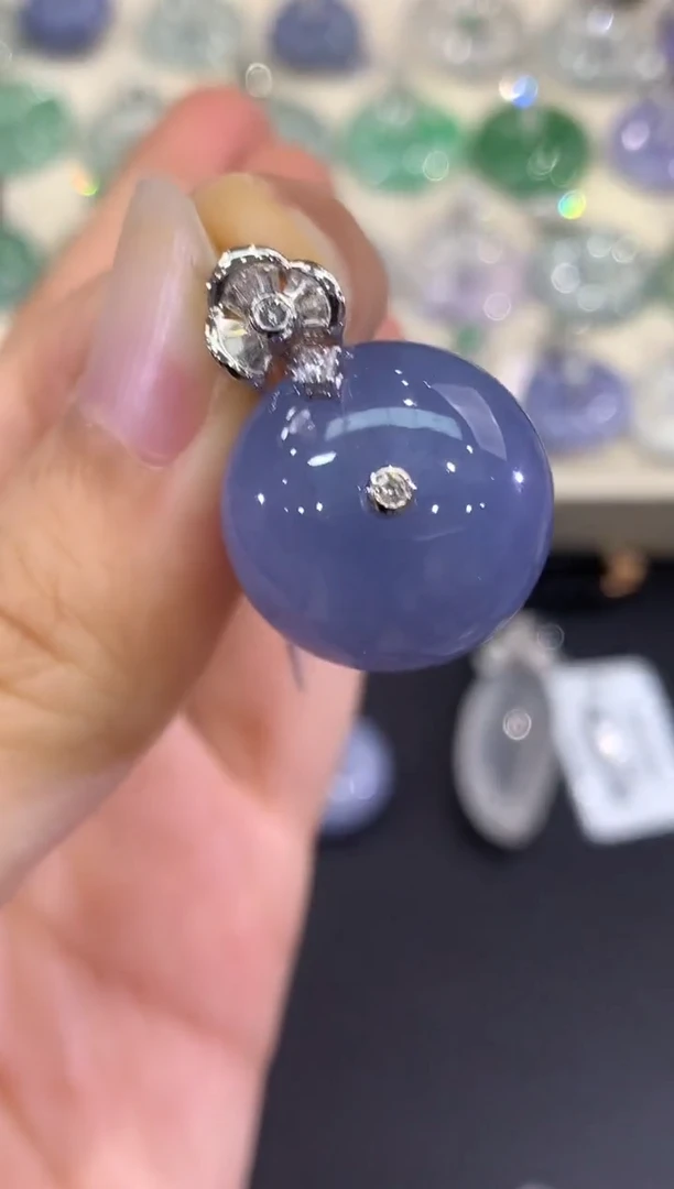 吊坠(不含链)未镶嵌翡翠B106 紫货有色差 多样性一件发货