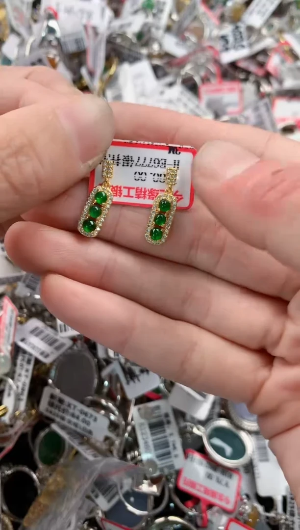 银S925镶嵌戒指翡翠12-12-12   5