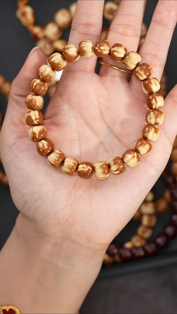 手串紫金鼠10mm11火焰纹实心鼠