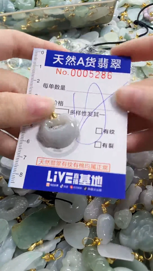 颈饰未镶嵌翡翠天然A货翡翠