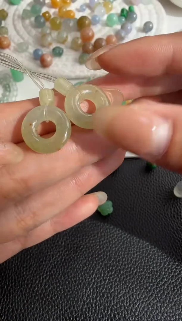 未镶嵌定制翡翠甜甜圈880+88